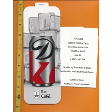 Large Coke Size Chameleon Soda Flavor Strip Diet Coke 12oz CAN